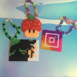 3-Piece Rave Kandi Bracelets - Medium sized set